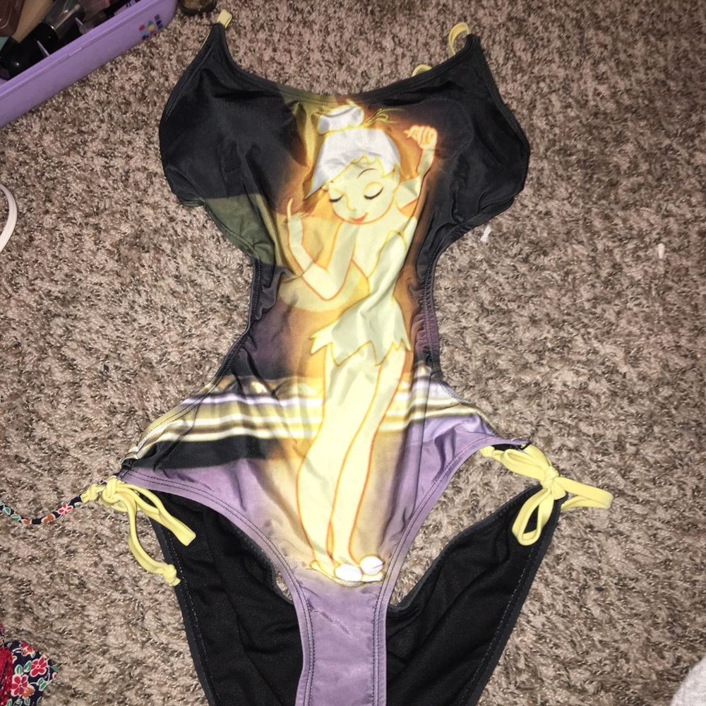 Disney Hot Topic Tinkerbell swimsuit size medium